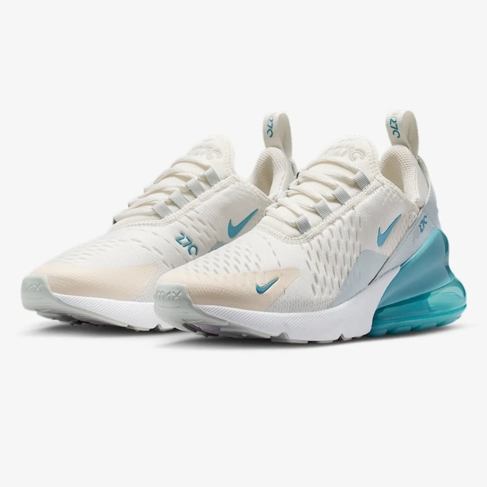 Bling Nike Air Max 270 Girls Youth Sneakers Custom With Swarovski Crystals - Picture 5 of 6